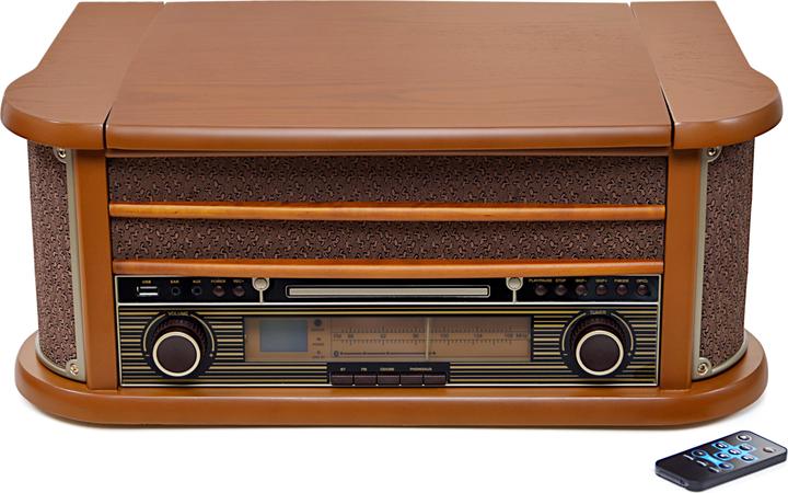 Image du produit Reflexion HIF2004BT Chaîne hi-fi rétro (Bluetooth, Platine, Lecteur de CD, 2x 40 W)