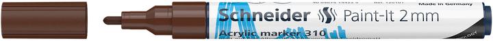 Valeurs nutritives et ingrédients Schneider Marqueur acrylique Paint-It 310 2mm brun (1 x)