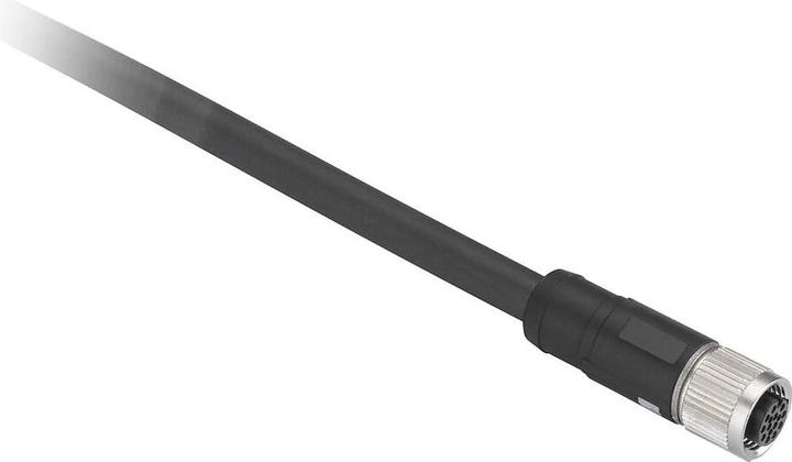 Productafbeelding TE Sensors M12 8-polige kabel, recht, 5m