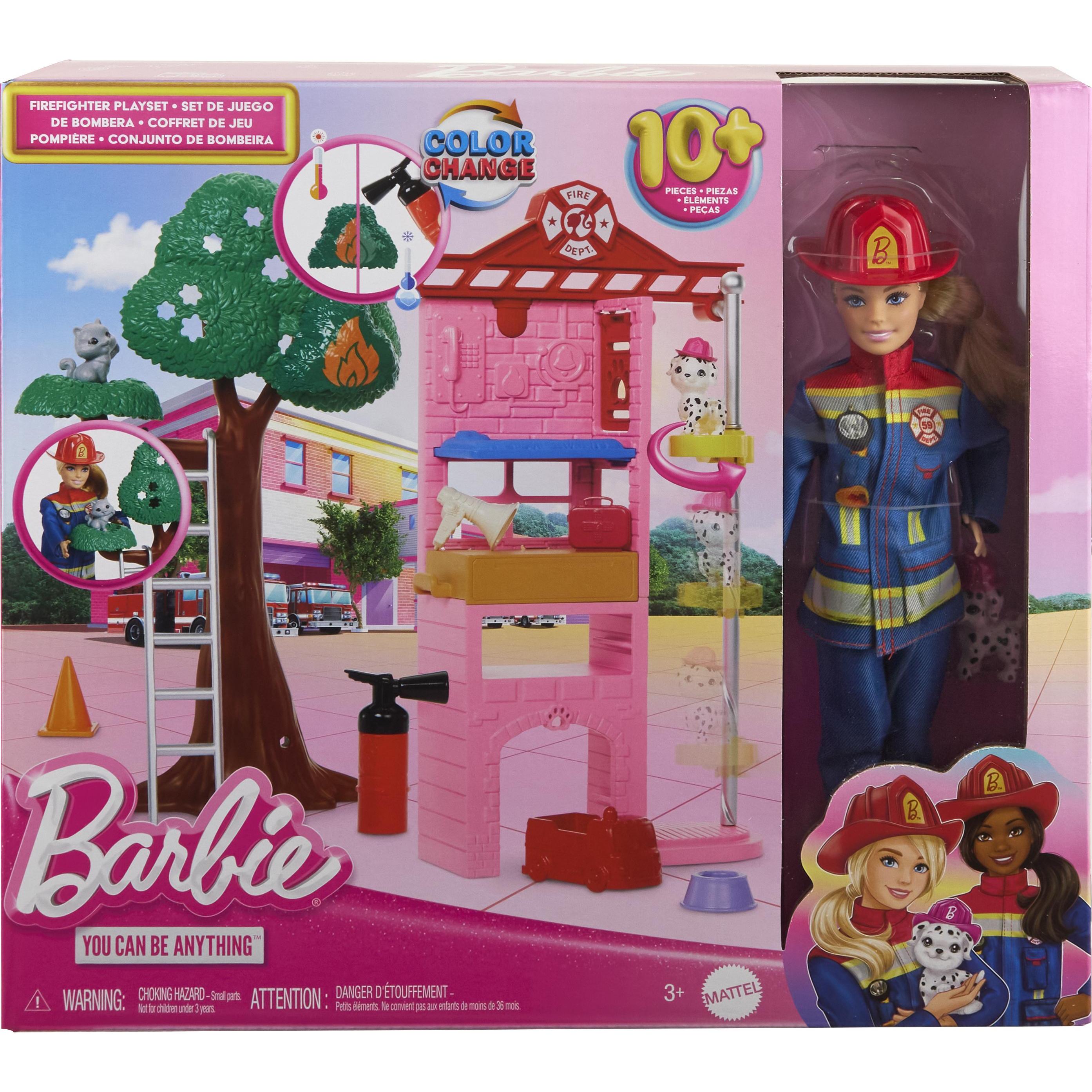 Barbie Feuerwehr Spielset