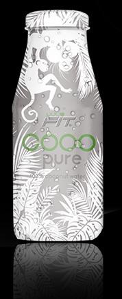 Image du produit Cocofit Coco pure Eau de noix de coco pure en bouteille en verre Bio (1 x 28 cl)