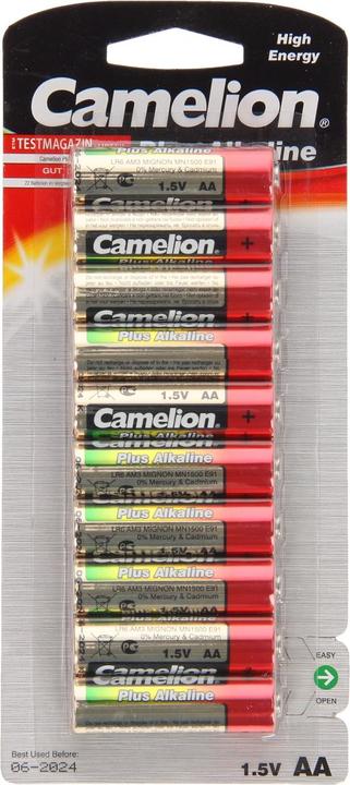 Actual product image Camelion Plus Alkaline LR6 AA 10 pieces (10 pcs., AA, 2700 mAh)