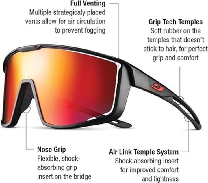 Produktbild Julbo Fury Spectron (Black, Red, Rot)