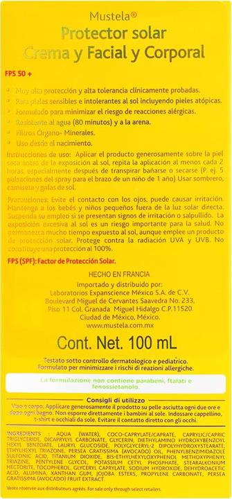 Produktbild Mustela Sonnenmilch (Sonnenmilch, SPF 50+, 100 ml, 128 g)