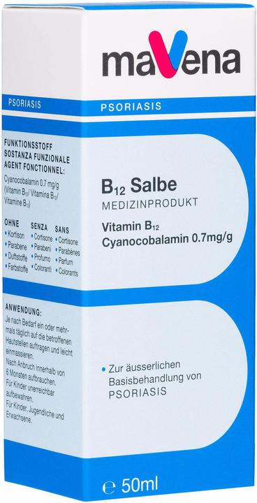Immagine prodotto Mavena Vitamina B12 (Crema corpo, 50 ml)