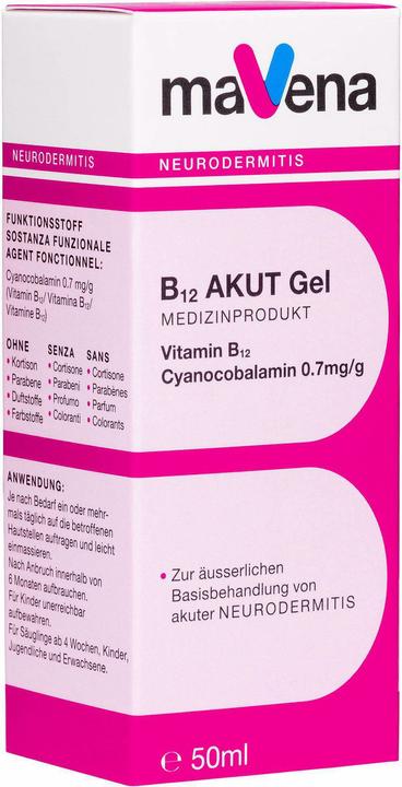 Mavena la vitamine B12 (50 ml, Gel)