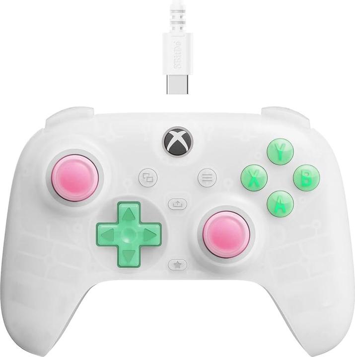 Produktbild 8bitdo Ultimate Mini Wired Xbox Pad Clear White (PC, Windows, Xbox One S, Xbox Series S, Xbox Series X)