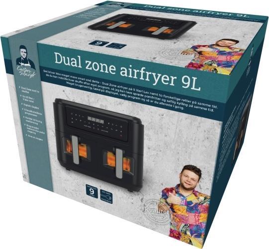 Actual product image Stock Sobczyk - Dual zone airfryer 9L
