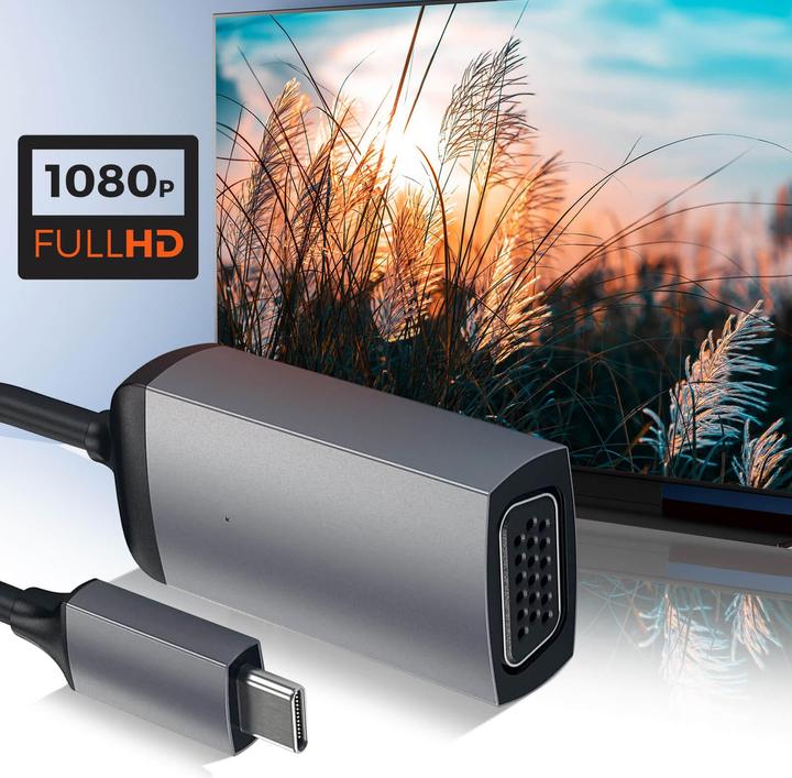 Produktbild Satechi USB-C zu VGA Adapter (USB Typ-C, 20.30 cm)