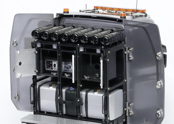 Actual product image Tamiya 1/14 RC Scania 8x4/4 Gun Metal (Kit)