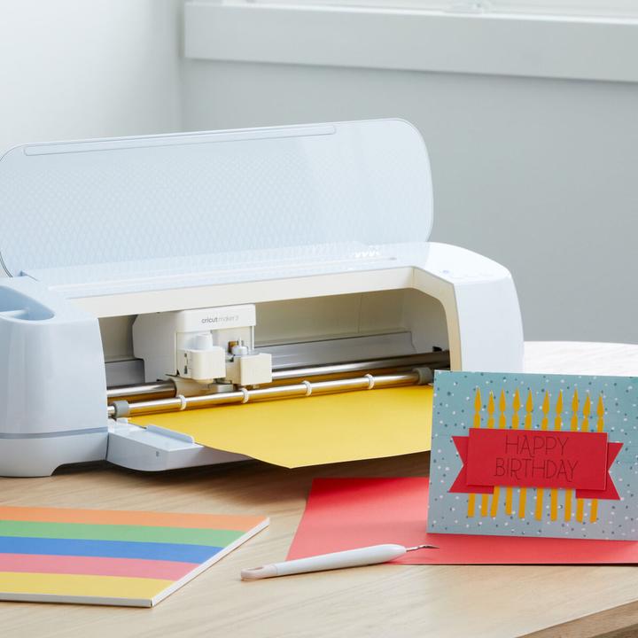 Produktbild Cricut Stickerpapier Smart 30.5 x 30.5 cm, 10 Blatt, Mehrfarbig (210 g/m², 10 x)