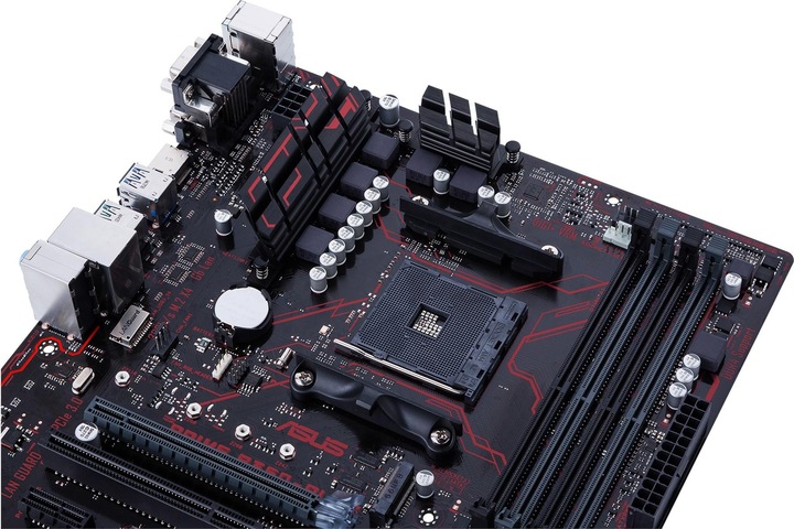 Actual product image ASUS Prime B350-Plus (AM4, AMD B350, ATX)