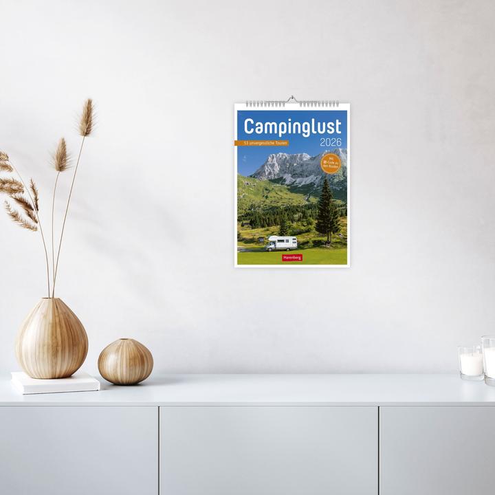 Produktbild Harenberg Campinglust Wochen-Kulturkalender 2026 - 53 unvergessliche Touren (Spezial)