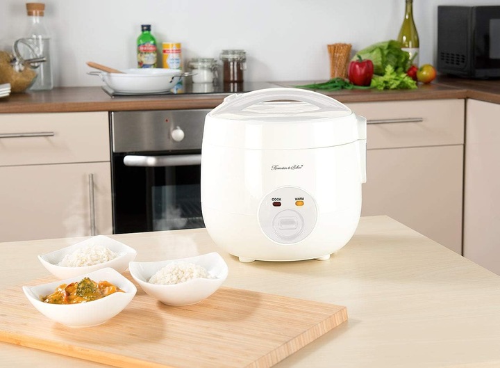 Actual product image Rosenstein & Söhne Reiskocher mit Warmhalte-Funktion & Dampfgar-Einsatz