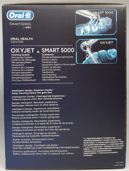 Actual product image Oral-B OxyJet Smart 5001 (Oscillating toothbrush)