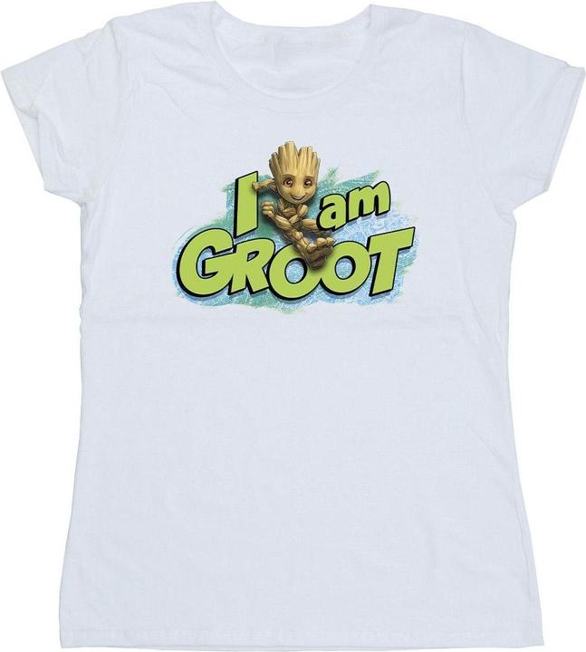 Immagine prodotto Guardians Of The Galaxy I Am Groot Jumping Maglietta Donna (XXL)