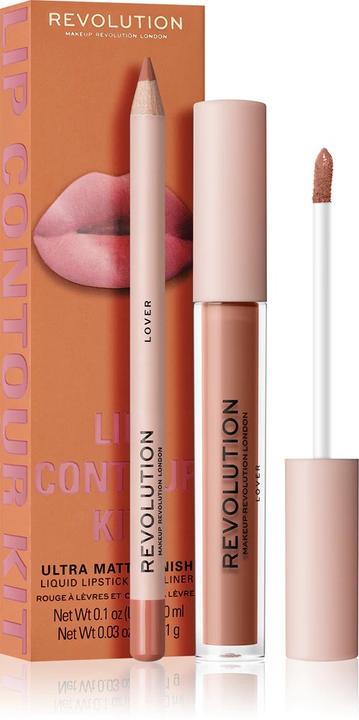 Actual product image Revolution London Makeup Lip Contour Kit Ultra Matte Finish 0.10FL oz.