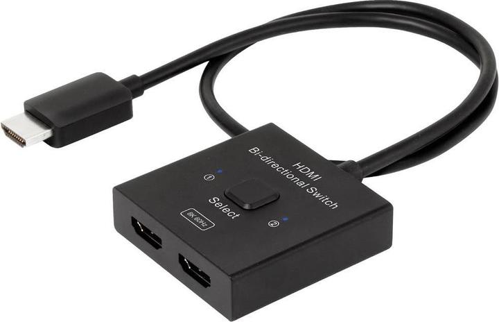 Actual product image Club 3D Club3D HDMI Switch 2-in-1 bidirectional 8K60Hz/4K120Hz UHD retail