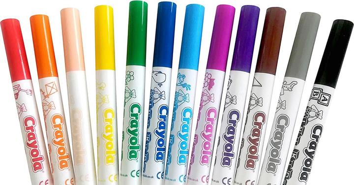 Actual product image Crayola First felt-tip pens (Multicoloured, Multicolor, 12 x)