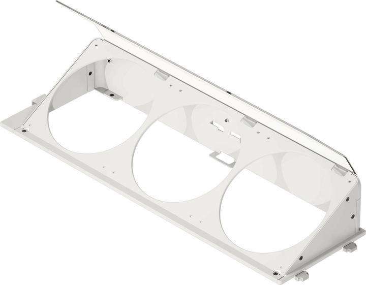 Havn HS 420 Angled Bottom Fan Bracket - weiss
