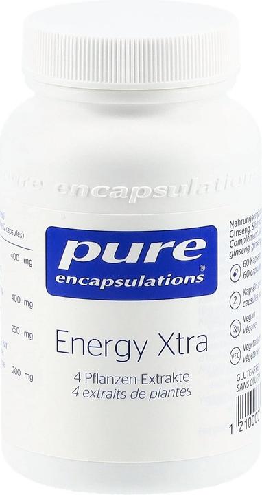 Actual product image Pure encapsulations Energy Xtra (60 pcs., Capsules, 78 g)