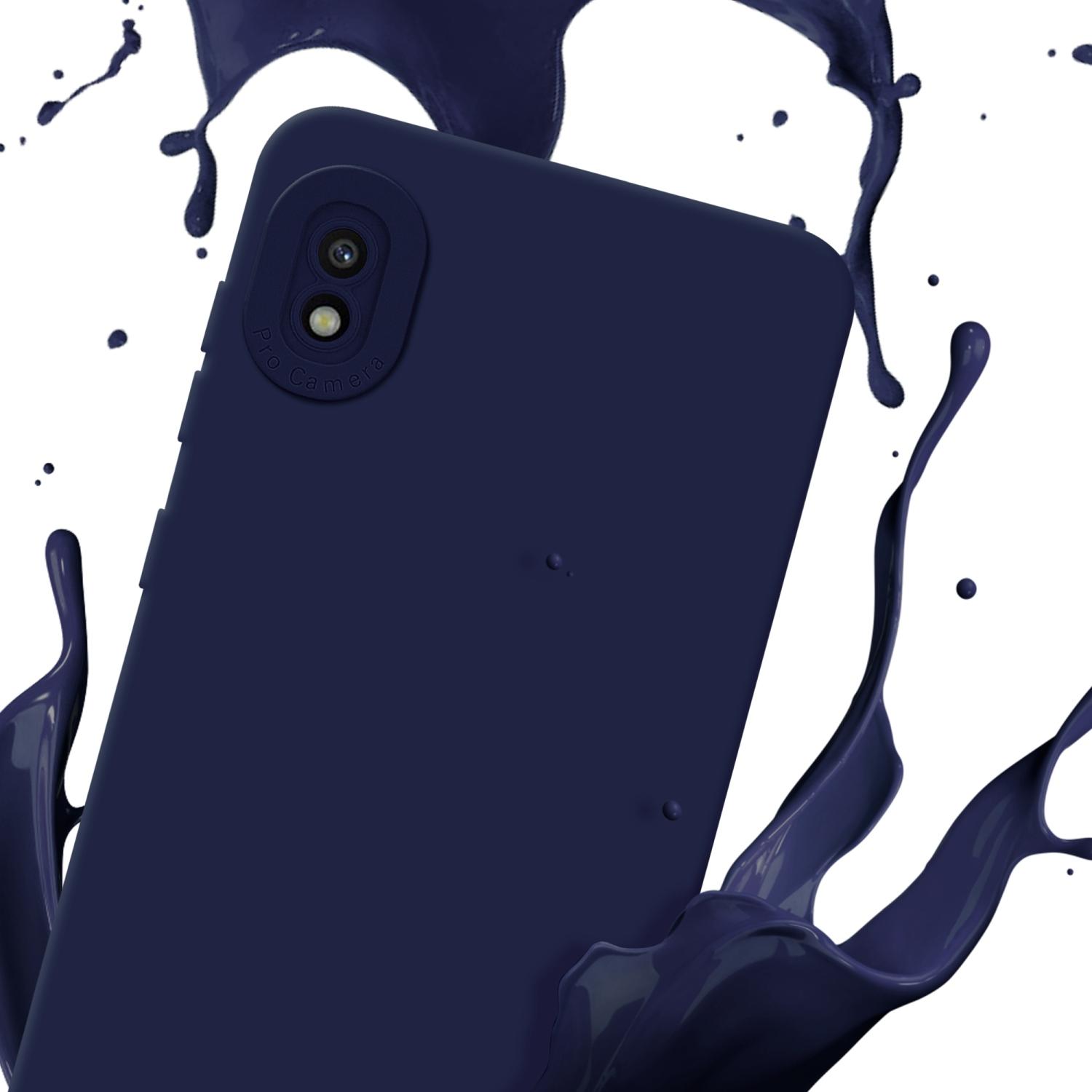 Thumbnail - Cadorabo Hülle für Samsung Galaxy A10 im TPU Fluid LM162 Style (Samsung Galaxy A10), Smartphone Hülle, Blau