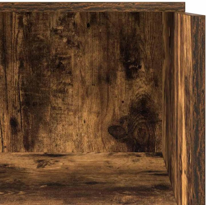 Actual product image vidaXL Reception counter smoked oak 55x50x103.5 cm wood-based reception counter