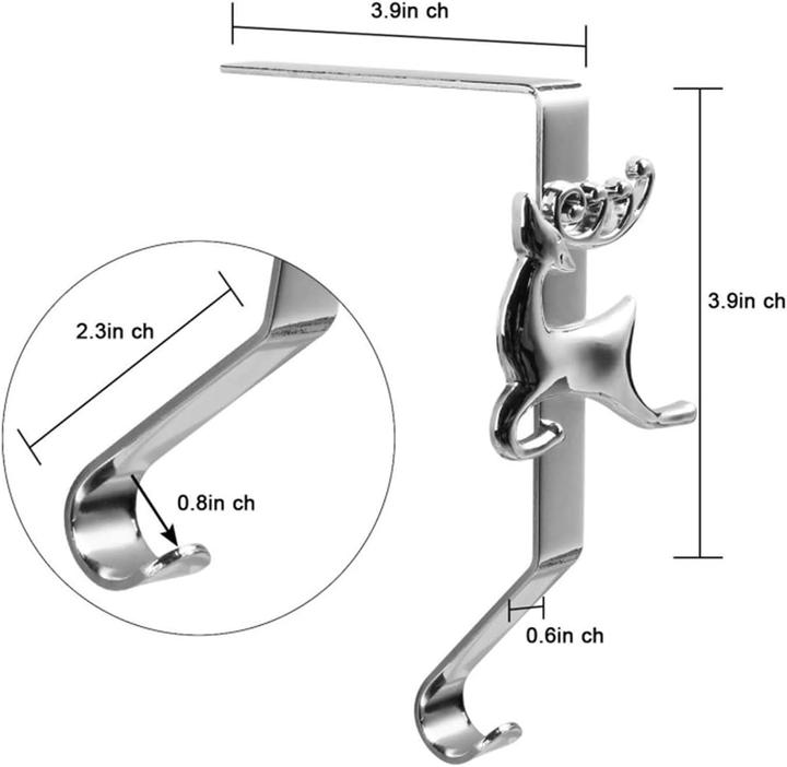 Produktbild Molinter Weihnachtsstrumpfhalter (4 Stück)