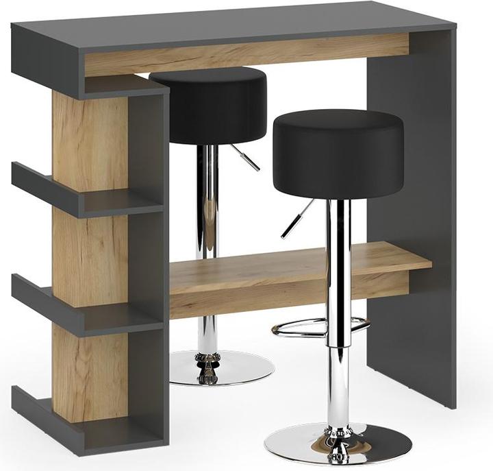 Anthrazit, Goldkraft Eiche