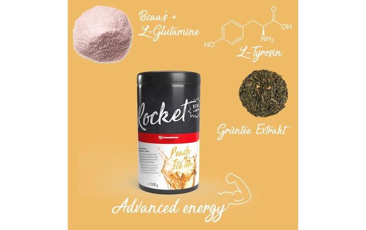 Actual product image PowerFood One One Rocket BCAA (Ice Tea Peach, 1 x)
