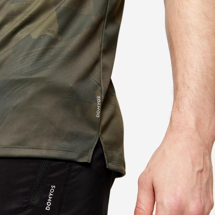 Actual product image Domyos T-shirt men - Essential khaki (XL)