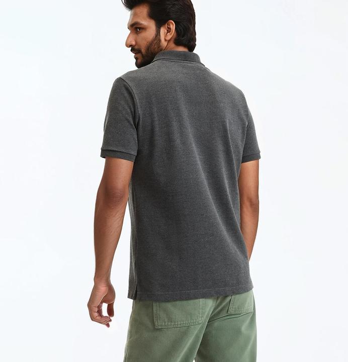Actual product image La Redoute Collections Kurzärmeliges Signature Poloshirt aus Bio-Baumwolle (L)