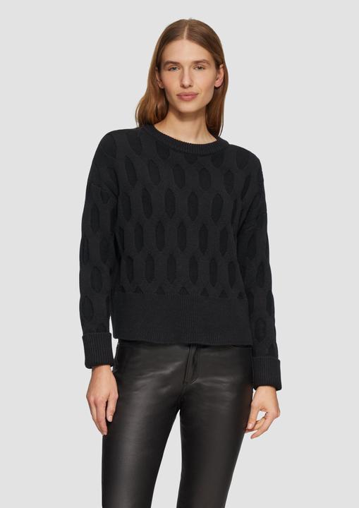Immagine prodotto S.Oliver Strickpullover Oversized Pullover mit Strickmuster (44)