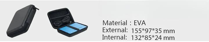Image du produit Only-Bags.Store Étui pour disque dur 2.5 Étui de protection portable pour disque dur externe