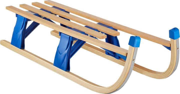 Image du produit tectake Traîneau en bois Jeffrey, pliable avec corde de traction,pince à neige