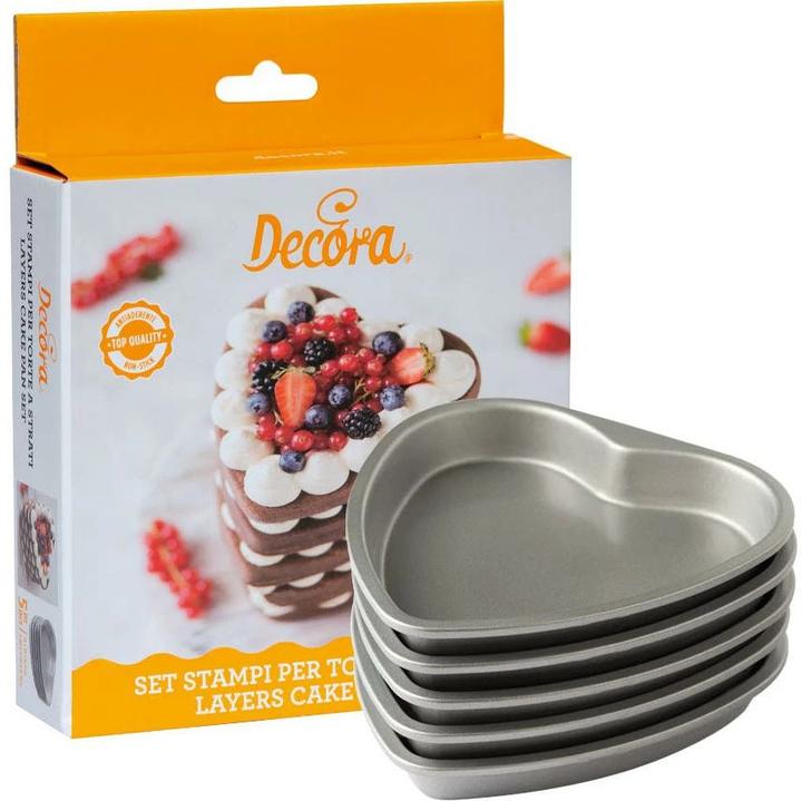 Produktbild Decora Mehrschichtige Backform Herz bis 5 Böden (15 cm)