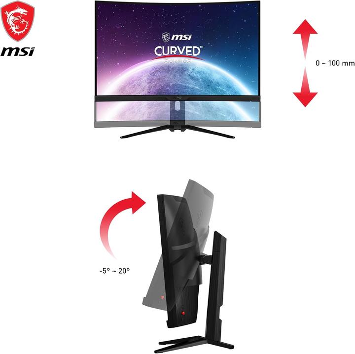 Image du produit MSI MAG 325CQRXFDE (2560 x 1440 pixels, 32")