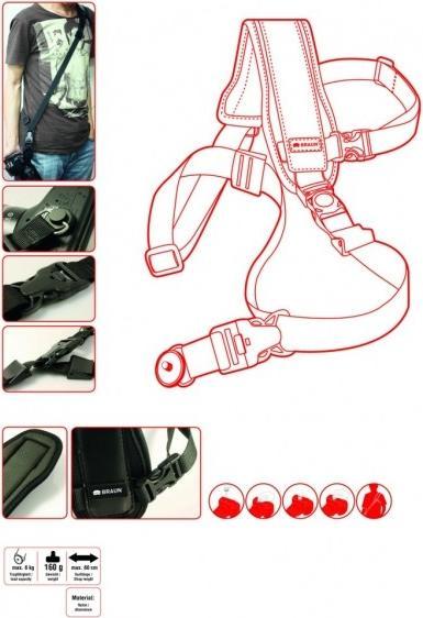 Actual product image Braun Photo BRAUN Pro S 600 camera strap (Shoulder strap)