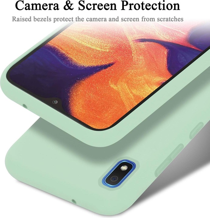 Immagine prodotto Cadorabo Copertura della cassa del silicone liquido TPU (Samsung Galaxy A10, HTC One M10)