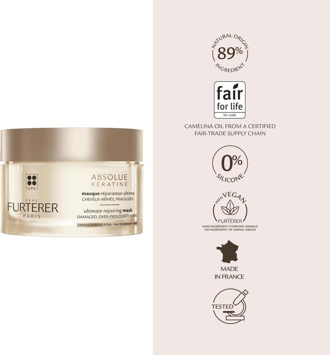 Actual product image Rene Furterer Absolue Kératine (200 ml)