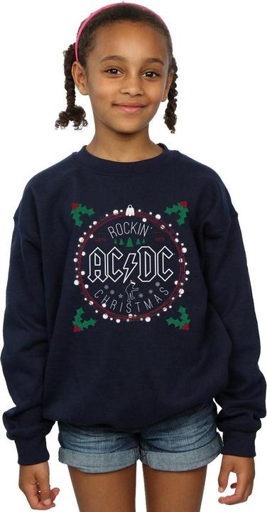 Produktbild AC/DC Christmas Circle Sweatshirt Mädchen (128)