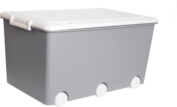 Tega Baby Multipurpose toy box on wheels Tega Grey