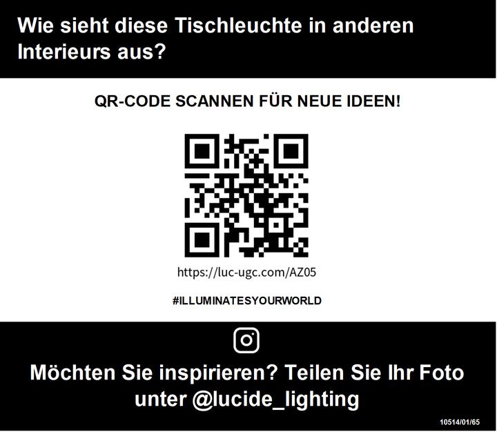 Image du produit Lucide FUNGO - Lampe de table - 1xE27 - Gris fumé 10514/01/65 (E27)