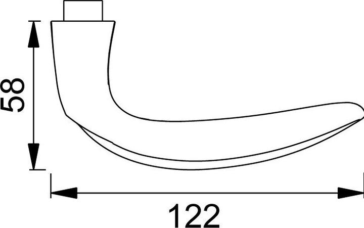 Actual product image Hoppe Atlanta (Door handle)
