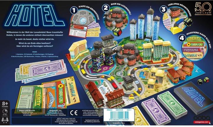 Produktbild Asmodée Hotel (Deutsch, 2 - 4 Spieler)