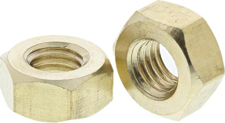 Actual product image RS PRO Nuts brass DIN934 M10 (M10)