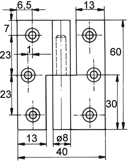 Image du produit FS Charnières de meubles (1 pcs)
