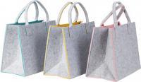 Produktbild IKO Filz-Tasche 2 farbig (aussen hellgrau) h=28cm b=35c