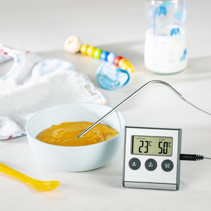 Produktbild Xavax Back-/Bratenthermometer Digitales Bratenthermometer mit Timer, Kabelsensor