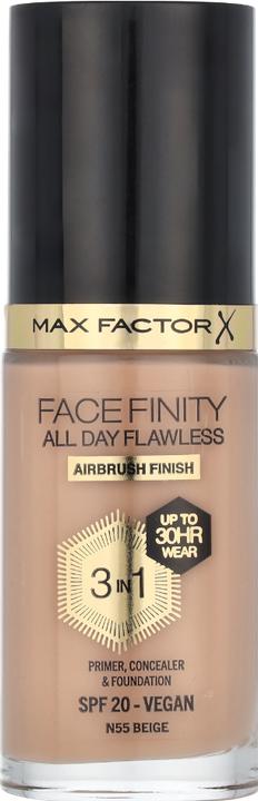 Produktbild Max Factor Facefin All Day Flaw Make Up No 55 (N55 - BEIGE)